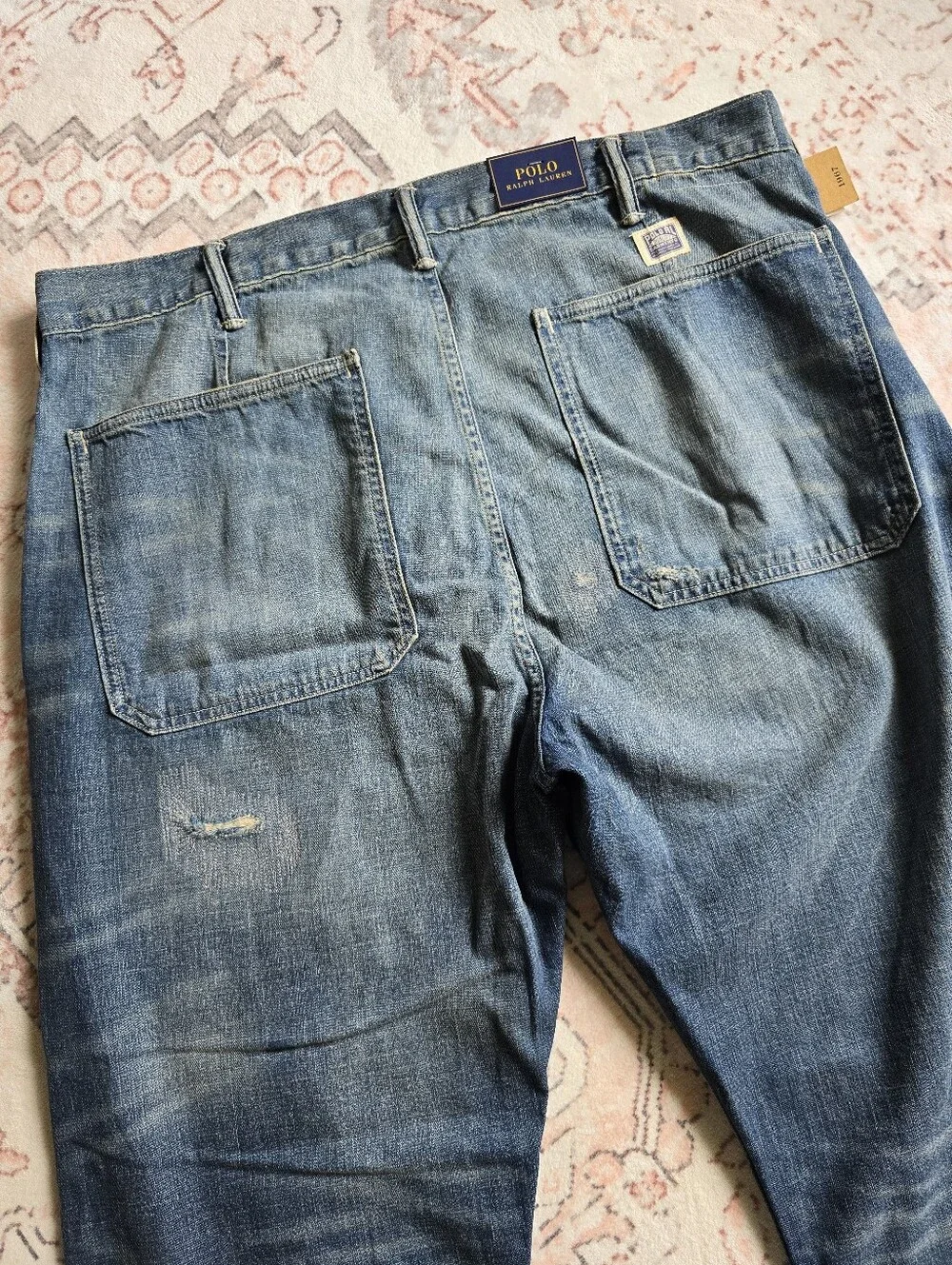 Polo by Ralph Lauren Distressed Patchwork Jeans